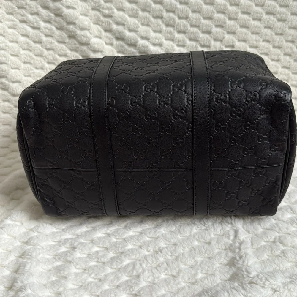 Gucci GG Guccissima Leather Boston Handbag-265697-Authentic-EUC - Picture 5 of 16